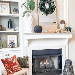 Welcome Home beautiful living area and cozy fireplace