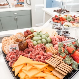 Welcome Home nice spread of food